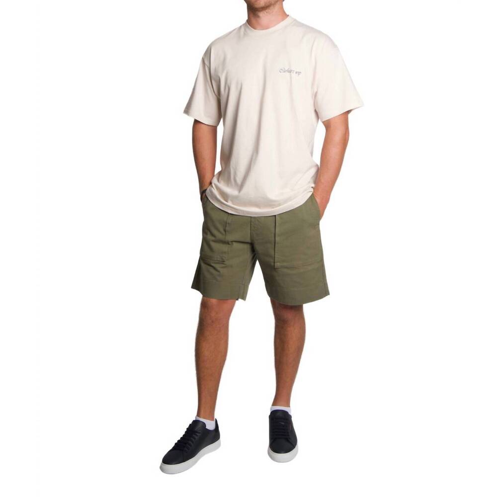 NEW KNICKERBOCKER men's camp twill short in khaki